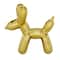 CosmoLiving by Cosmopolitan Gold Ceramic Glam Sculpture, Dog 7&#x22; x 7&#x22; x 3&#x22;